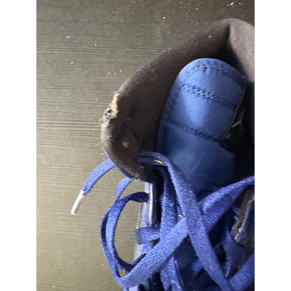 READ Nike Air Jordan 1 Retro High Deep Royal Patent Leather 332550-420 Size 9